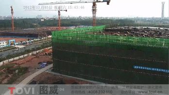 100萬像素-東莞松山湖華為工廠建筑工地塔吊高清視頻監(jiān)控錄像演示